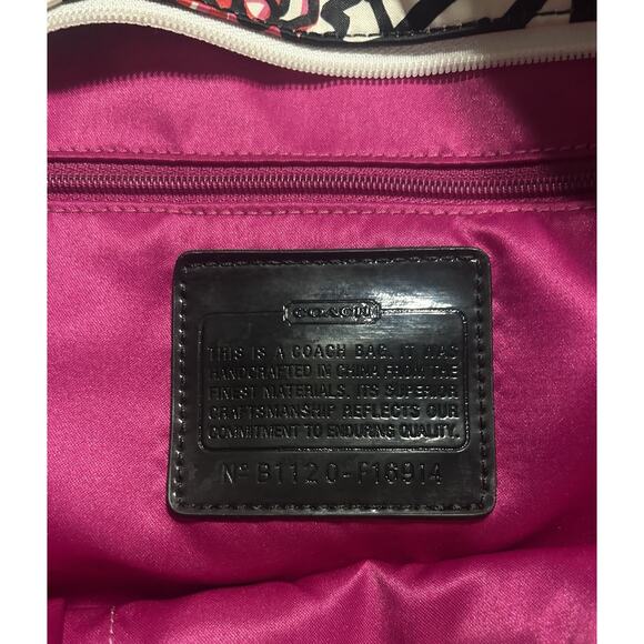 Coach Tote Bag - Poppy Daisy Floral Graffiti Kyra B1120-F16914 With Dust Bag - Picture 7 of 16